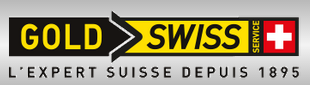 gold swiss service logo