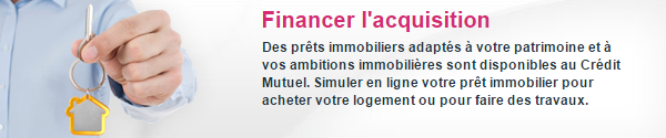 prêt immobilier Crédit Mutuel