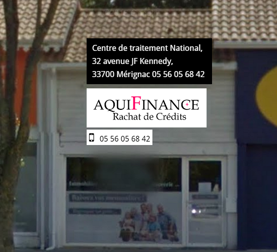 Aquifinance rachat de crédit Bordeaux